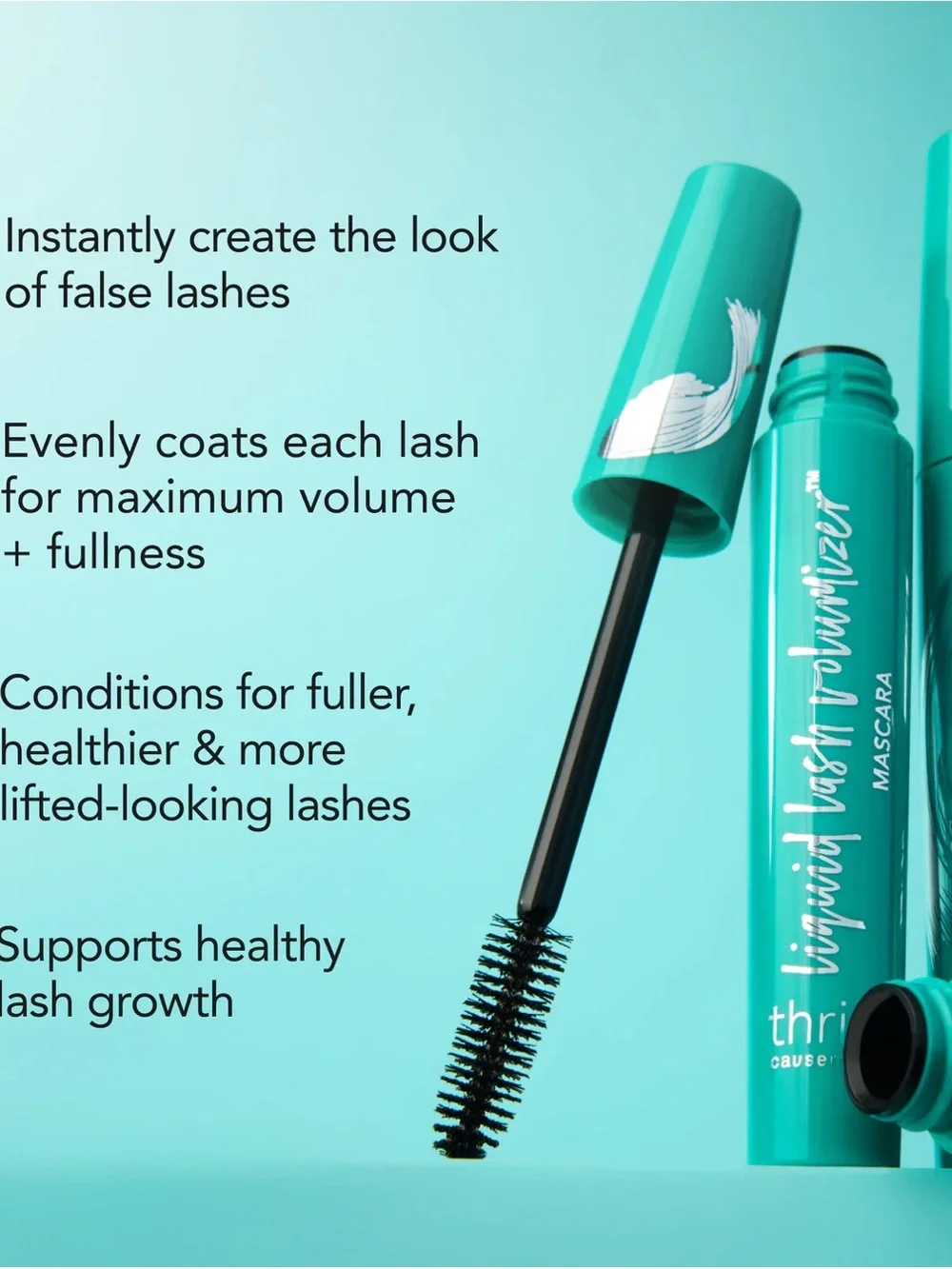Thrive Causemetics Liquid Lash Volumizer Mascara Brynn Rich Black
